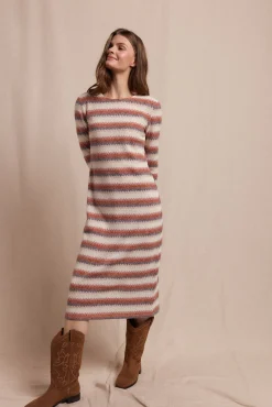 Vestido estruturado multicolor