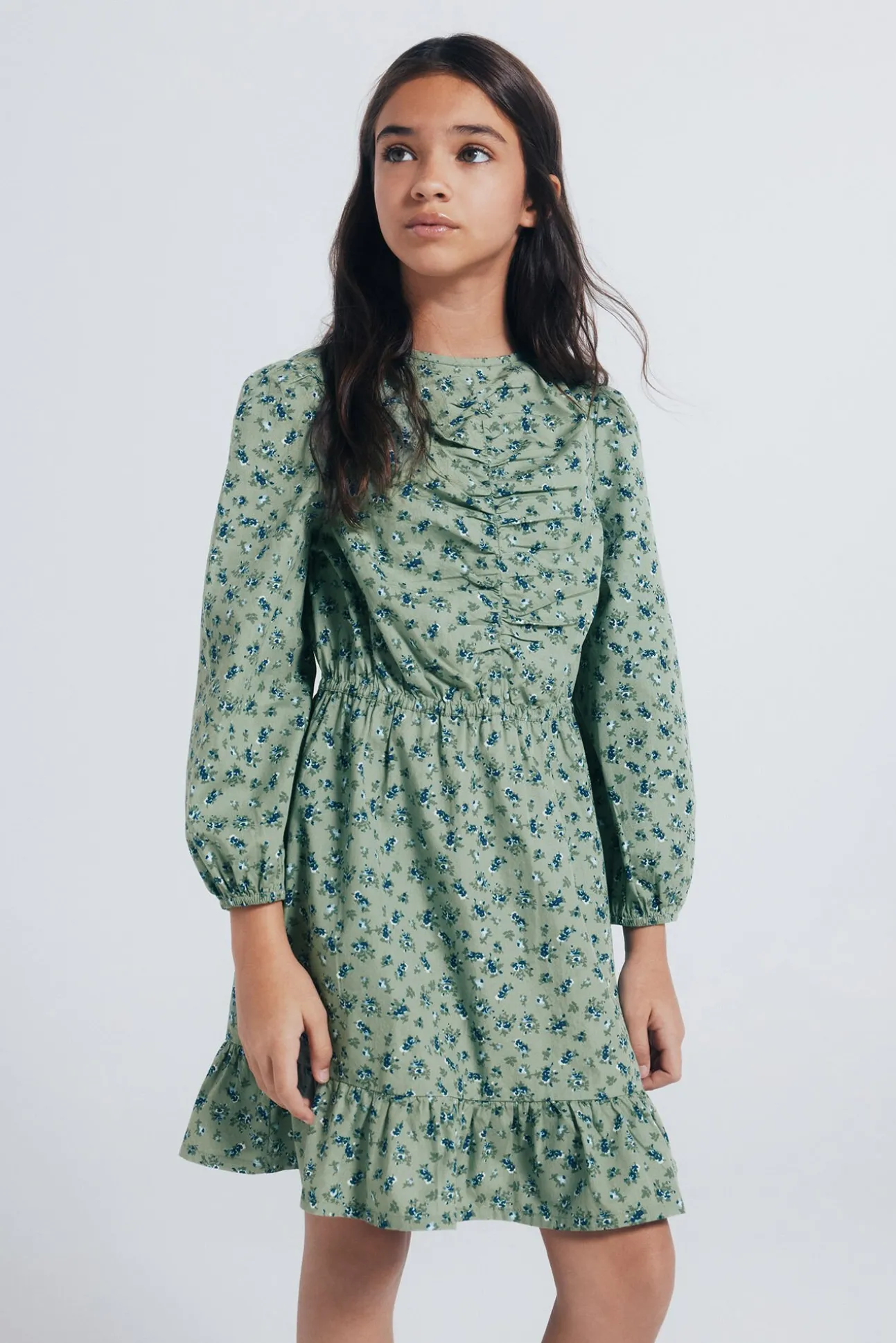 Vestido flores menina