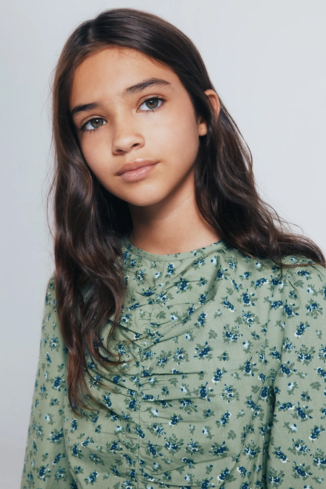 Vestido flores menina