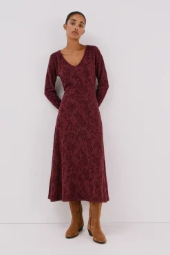 Vestido jacquard
