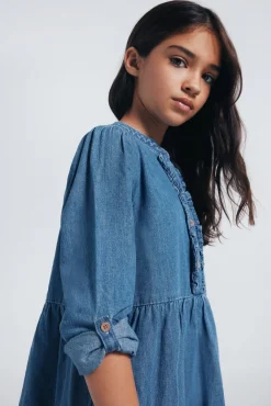 Vestido jeans para meninas