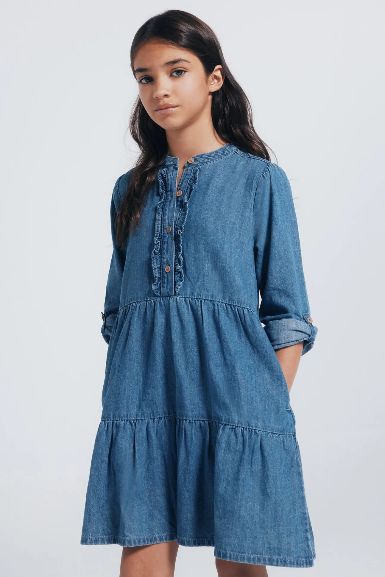 Vestido jeans para meninas