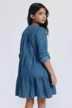 Vestido jeans para meninas