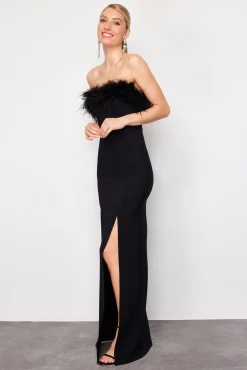 Vestido longo de honra até o chão