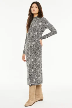 Vestido longo estampado