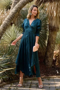 Vestido longo estampado
