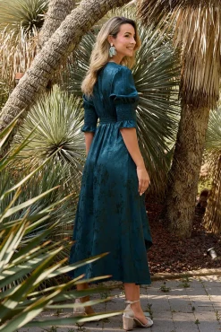 Vestido longo estampado