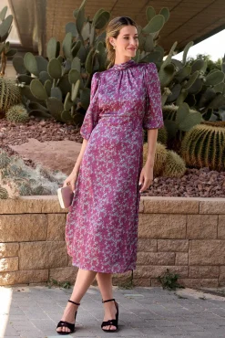 Vestido longo estampado MIN