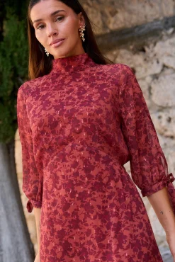 Vestido longo floral