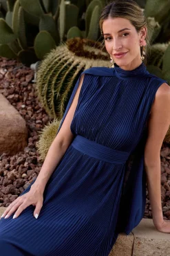Vestido longo liso