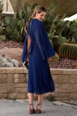 Vestido longo liso