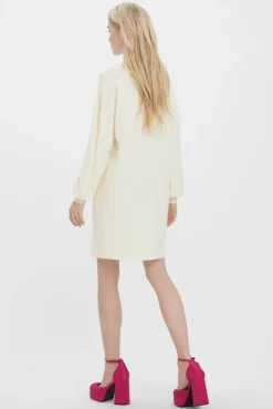 Vestido malha de manga comprida