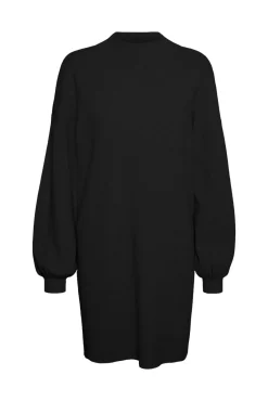 Vestido malha de manga comprida