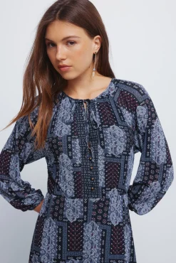 Vestido midi boho
