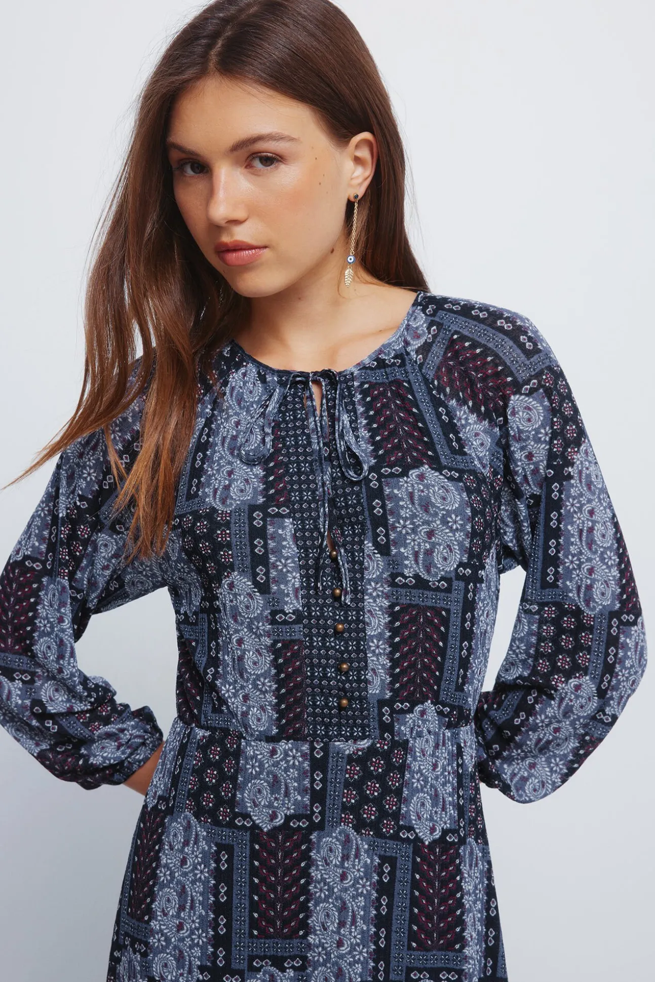 Vestido midi boho