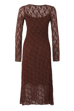 Vestido midi com costas abertas