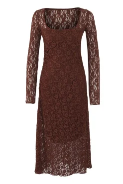 Vestido midi com costas abertas