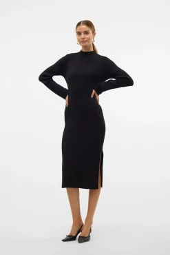 Vestido midi de malha