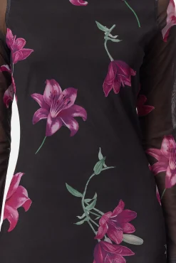 Vestido midi de tule