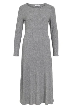 Vestido midi de viscose
