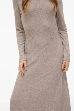Vestido midi de viscose