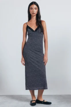 Vestido midi lingerie