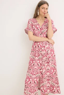 Vestido midi plissado