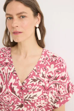 Vestido midi plissado