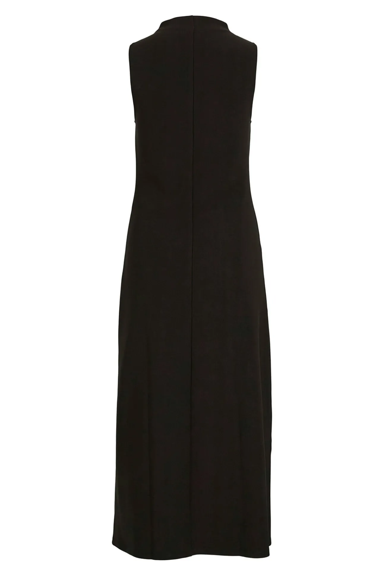 Vestido midi sem mangas