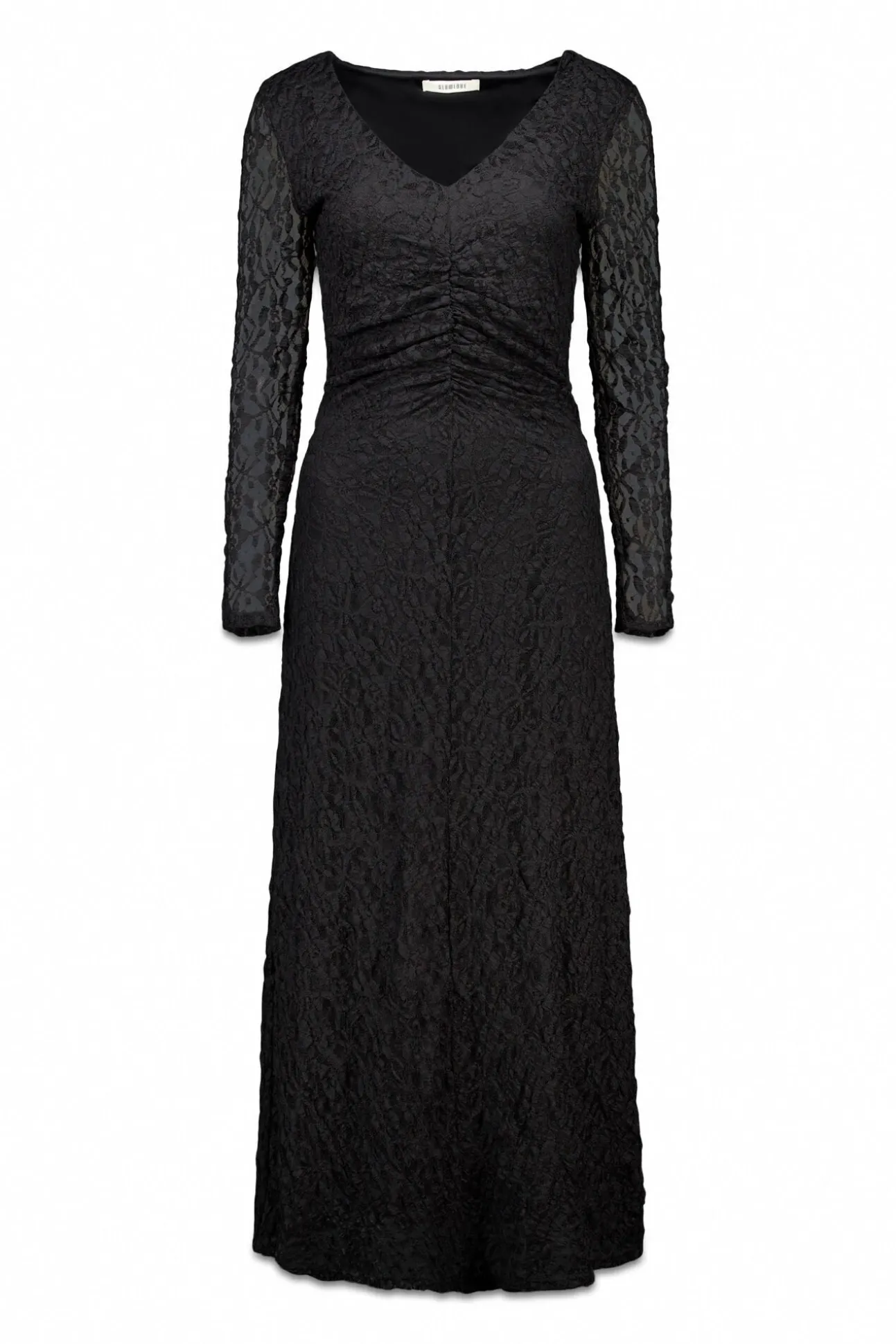 Vestido preto deslizante